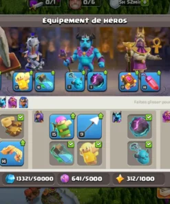 Vendre compte clash of clans