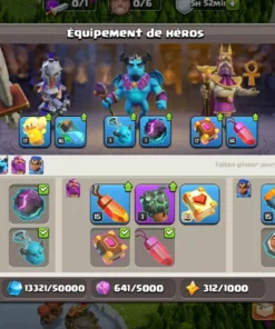 Vendre compte clash of clans