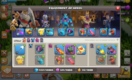 Vendre compte clash of clans