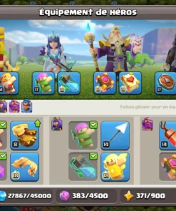 Vendre compte clash of clans