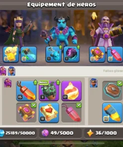 Vendre compte clash of clans