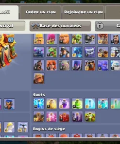 Vendre compte clash of clans