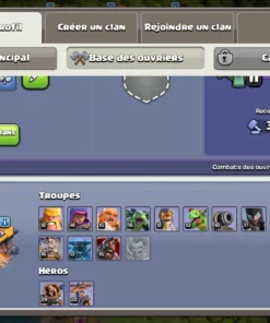 Vendre compte clash of clans