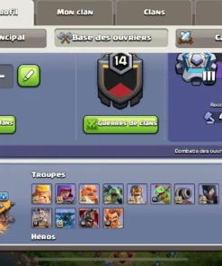 Vendre compte clash of clans