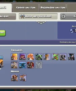 Vendre compte clash of clans