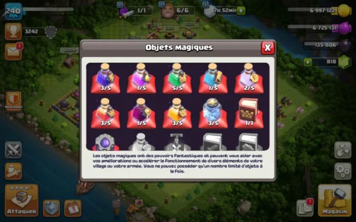 Vendre compte clash of clans