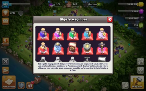 Vendre compte clash of clans