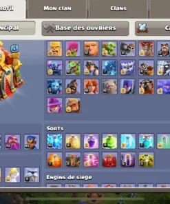 Vendre compte clash of clans