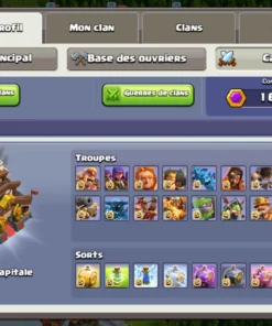 Vendre compte clash of clans