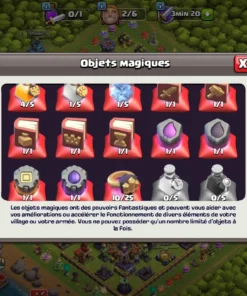 Vendre compte clash of clans