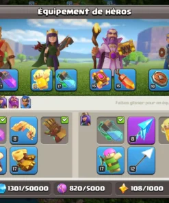 Vendre compte clash of clans