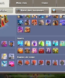 Vendre compte clash of clans