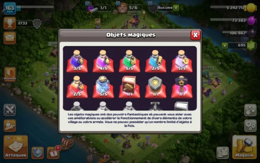 Vendre compte clash of clans