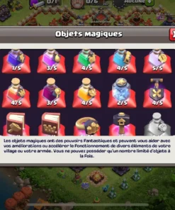 Vendre compte clash of clans