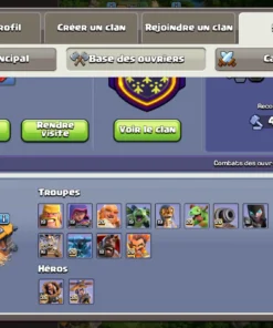 Vendre compte coc