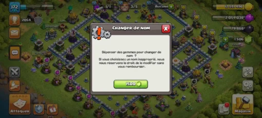 Purchase clash of clans account