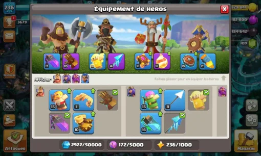 Achat compte clash of clans