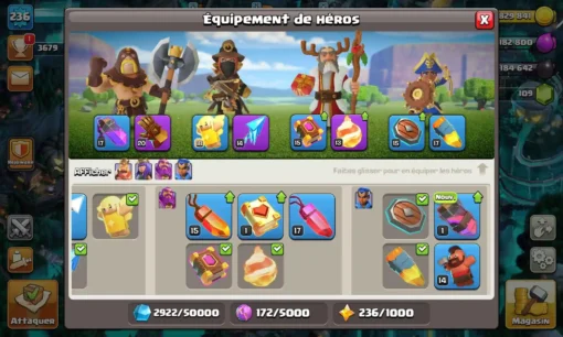 Achat compte clash of clans