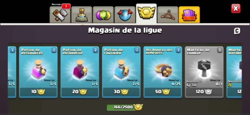 Achat compte clash of clans