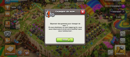 Achat compte clash of clans