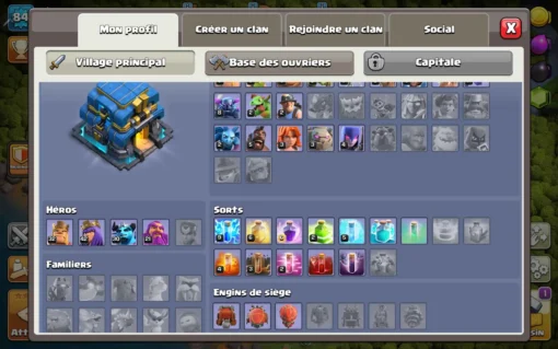 Achat compte clash of clans