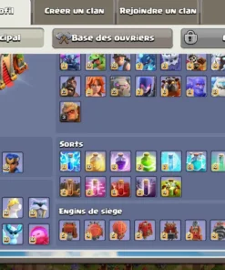 Achat compte clash of clans