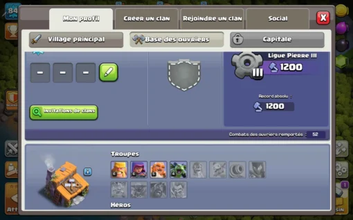 Achat compte clash of clans