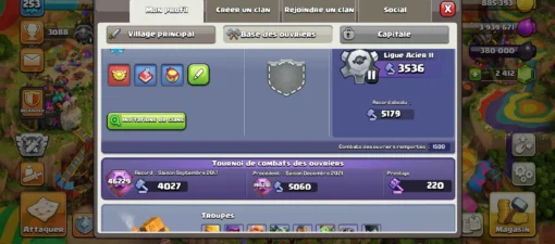 Achat compte clash of clans