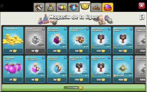 Achat compte clash of clans