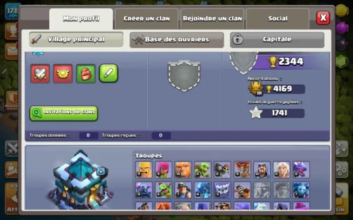 Acheter un compte clash of clans