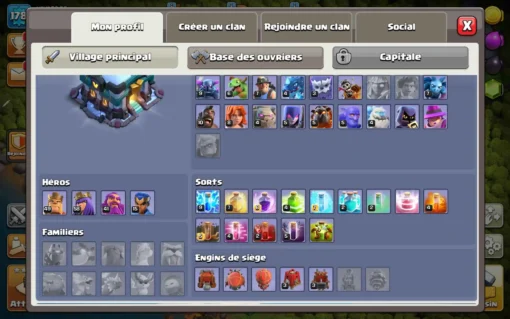 Acheter un compte clash of clans