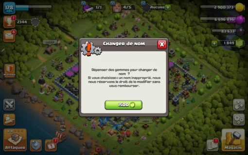 Acheter un compte clash of clans