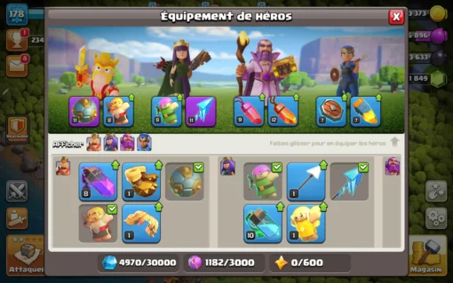 Acheter un compte clash of clans