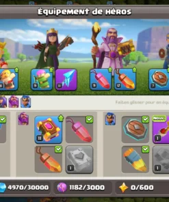 Acheter un compte clash of clans