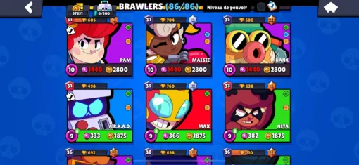 Vente de compte Brawl Stars avec 57K trophées – Image 15