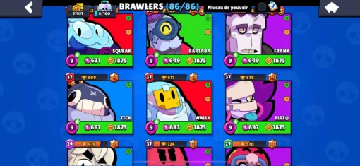 Vente de compte Brawl Stars avec 57K trophées – Image 17