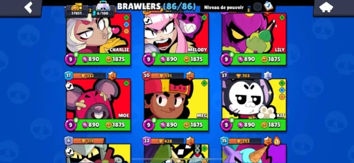 Vente de compte Brawl Stars avec 57K trophées – Image 18