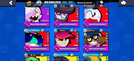 Vente de compte Brawl Stars avec 57K trophées – Image 9