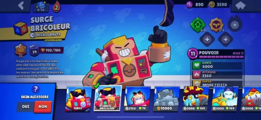 Vente de compte Brawl Stars avec 57K trophées – Image 53