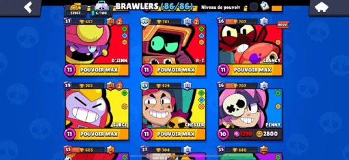 Vente de compte Brawl Stars avec 57K trophées – Image 12