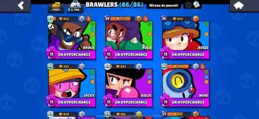 Vente de compte Brawl Stars avec 57K trophées – Image 13