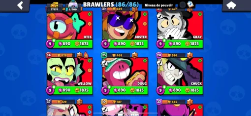 Vente de compte Brawl Stars avec 57K trophées – Image 14