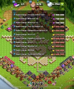 Vendre compte clash of clans