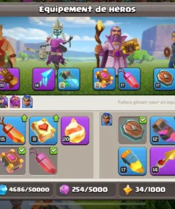 Vendre compte clash of clans