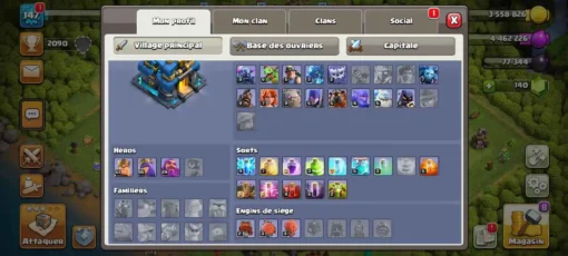 Sell clash of clans account