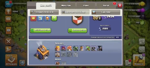 Sell clash of clans account