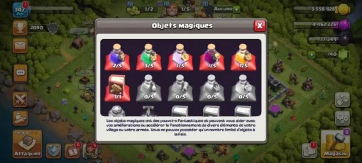 Vendre compte clash of clans