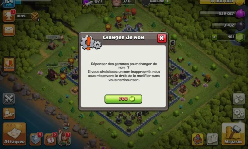 Vendre compte clash of clans