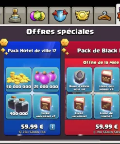 Achat compte clash of clans