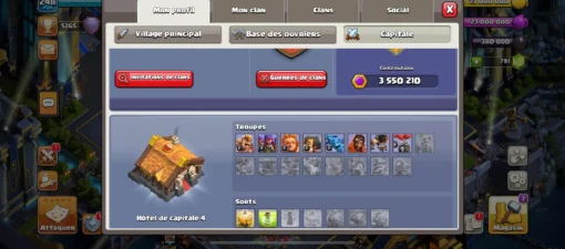 Achat compte clash of clans